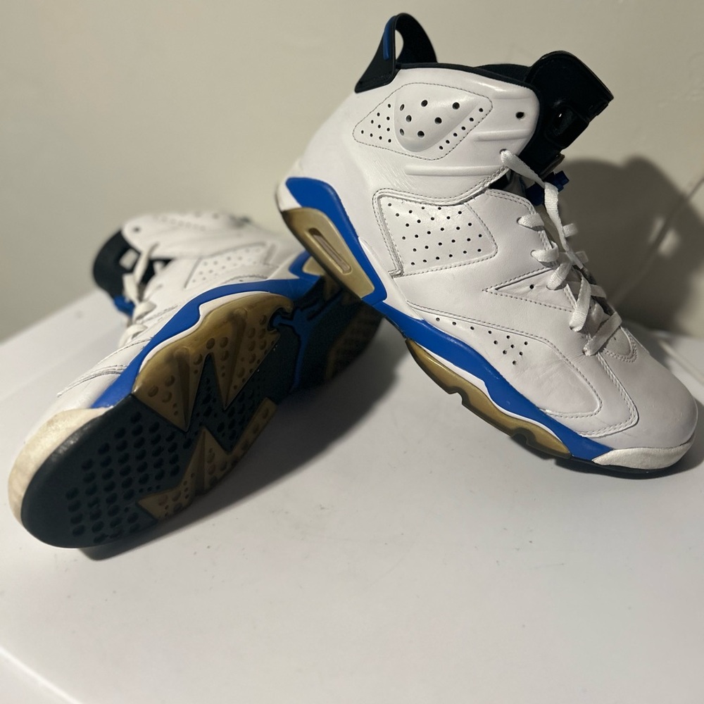 Jordan 6 retro sport blue OG color way